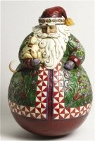 Santa with Cat Roly Poly